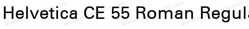 Helvetica CE 55 Roman Regular字体转换